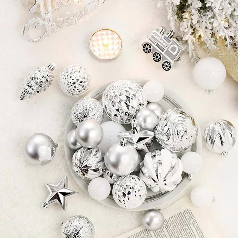 65PCS Christmas Balls Ornaments for Xmas Tree Decor