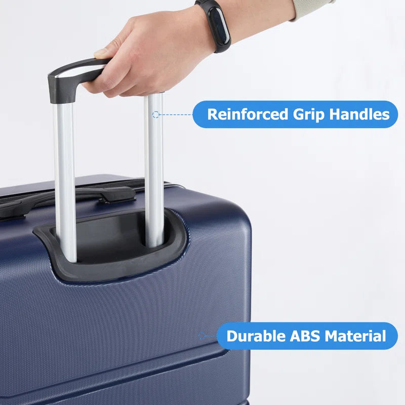 Luggage Sets 3Piece, Travel Suitcase Set ABS