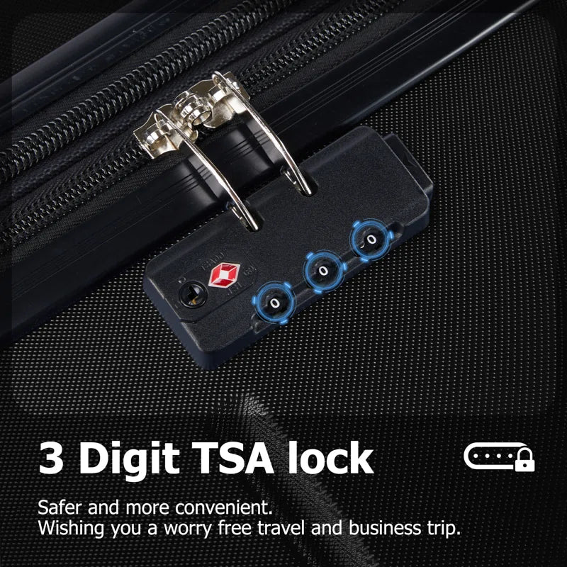 Suitcase, Lightweight ABS Travel Luggage