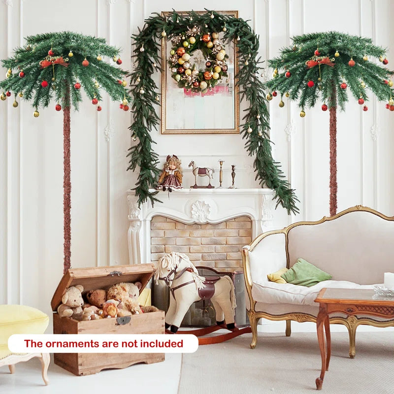 6' Lighted Tropical Christmas Tree