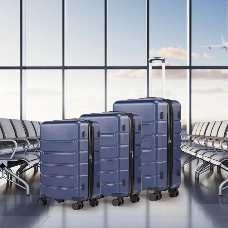 Luggage Sets 3Piece, Travel Suitcase Set ABS