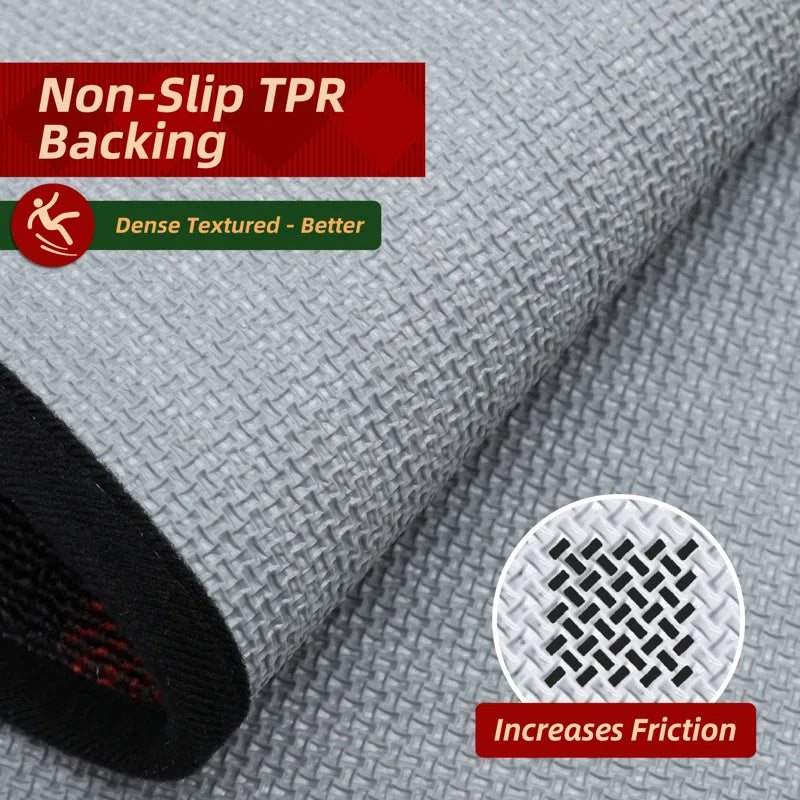 Christmas Kitchen Rugs Set of 2 Xmas Kitchen Mats for Winter Floor Decor or Kitchen Farmhouse