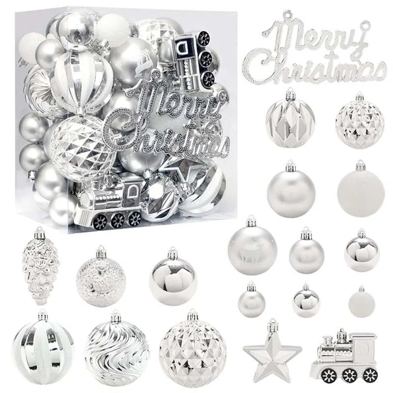 65PCS Christmas Balls Ornaments for Xmas Tree Decor