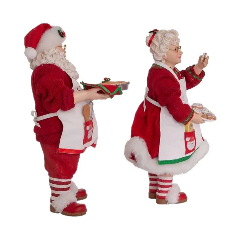 Fabriché Mr. and Mrs. Santa 2-Piece Set