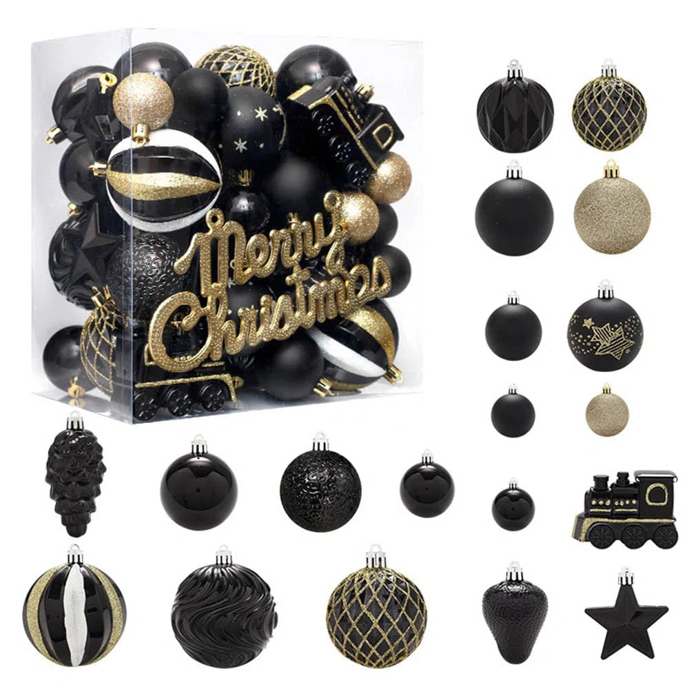 65PCS Christmas Balls Ornaments for Xmas Tree Decor