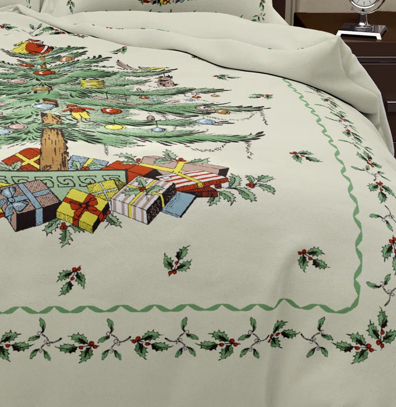 Ivory Microfiber Comforter Set