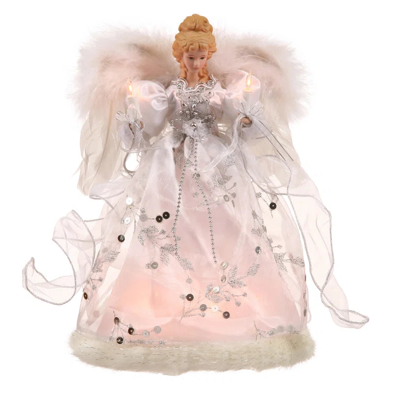 Angel Lighted Tree Topper Fiber Optic