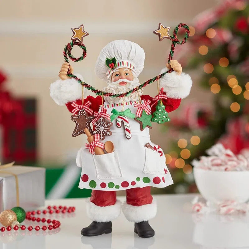 Fabriché Christmas Chef Santa Figurine