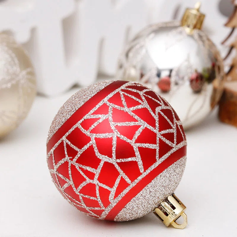 30 Piece Shatterproof Ball Ornaments Set