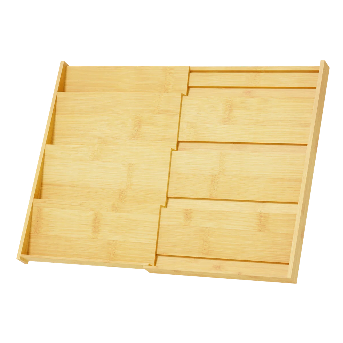 Expandable Bamboo Spice Drawer Organizer — Clean, Calm Kitchen Storage