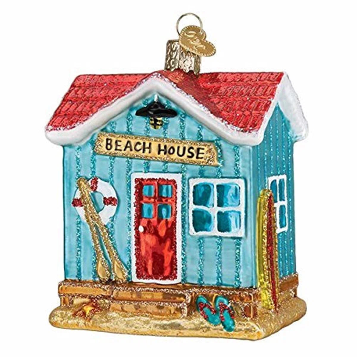 Beach House Hanging Figurine Ornament