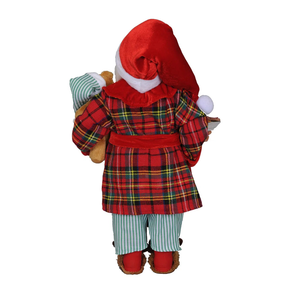 Christmas Milk and Cookies Santa Figurine