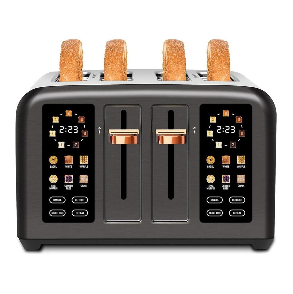 Touchscreen Smart Toaster – 2-Slice, 50% Faster Heating, LCD Display