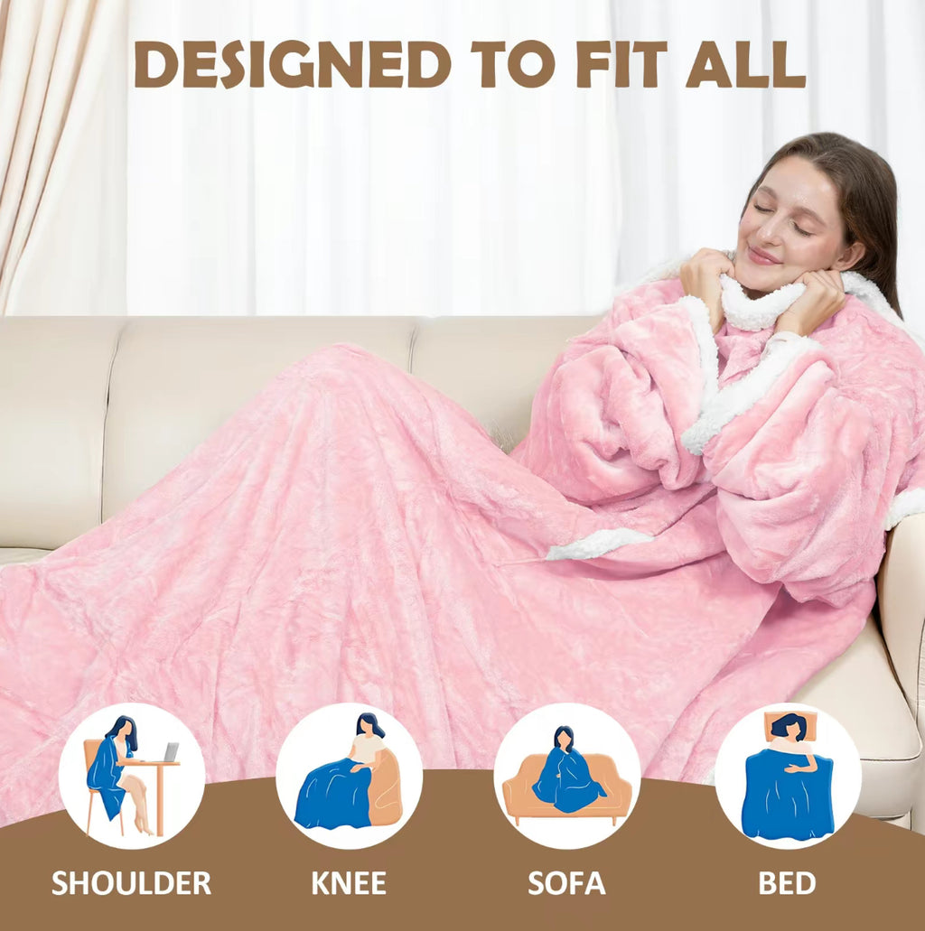 The Wearable Heated Blanket