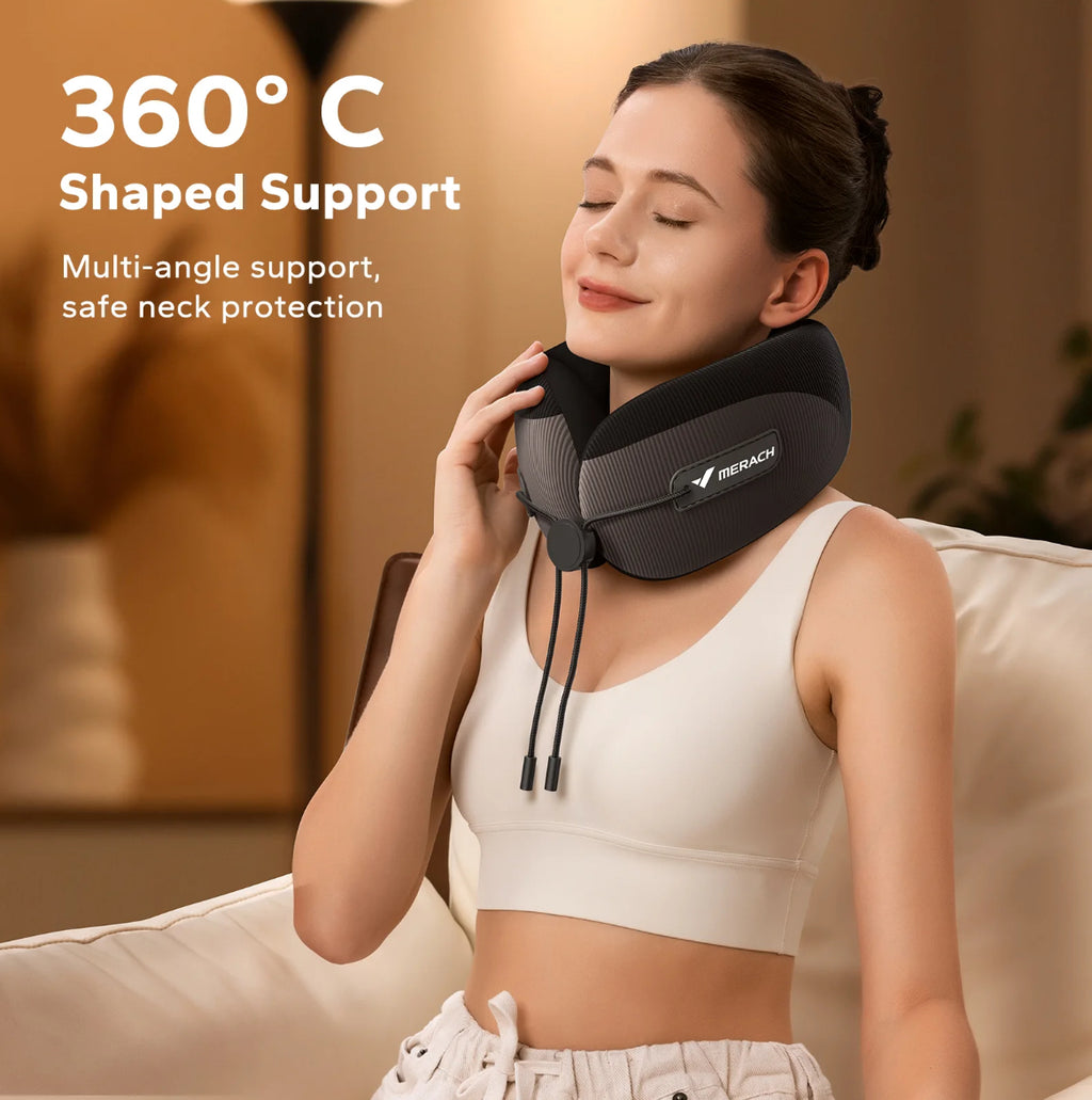 The Heated Neck Massage Pillow
