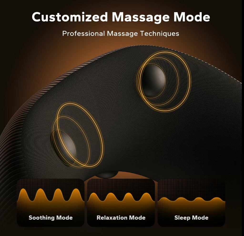 The Heated Neck Massage Pillow