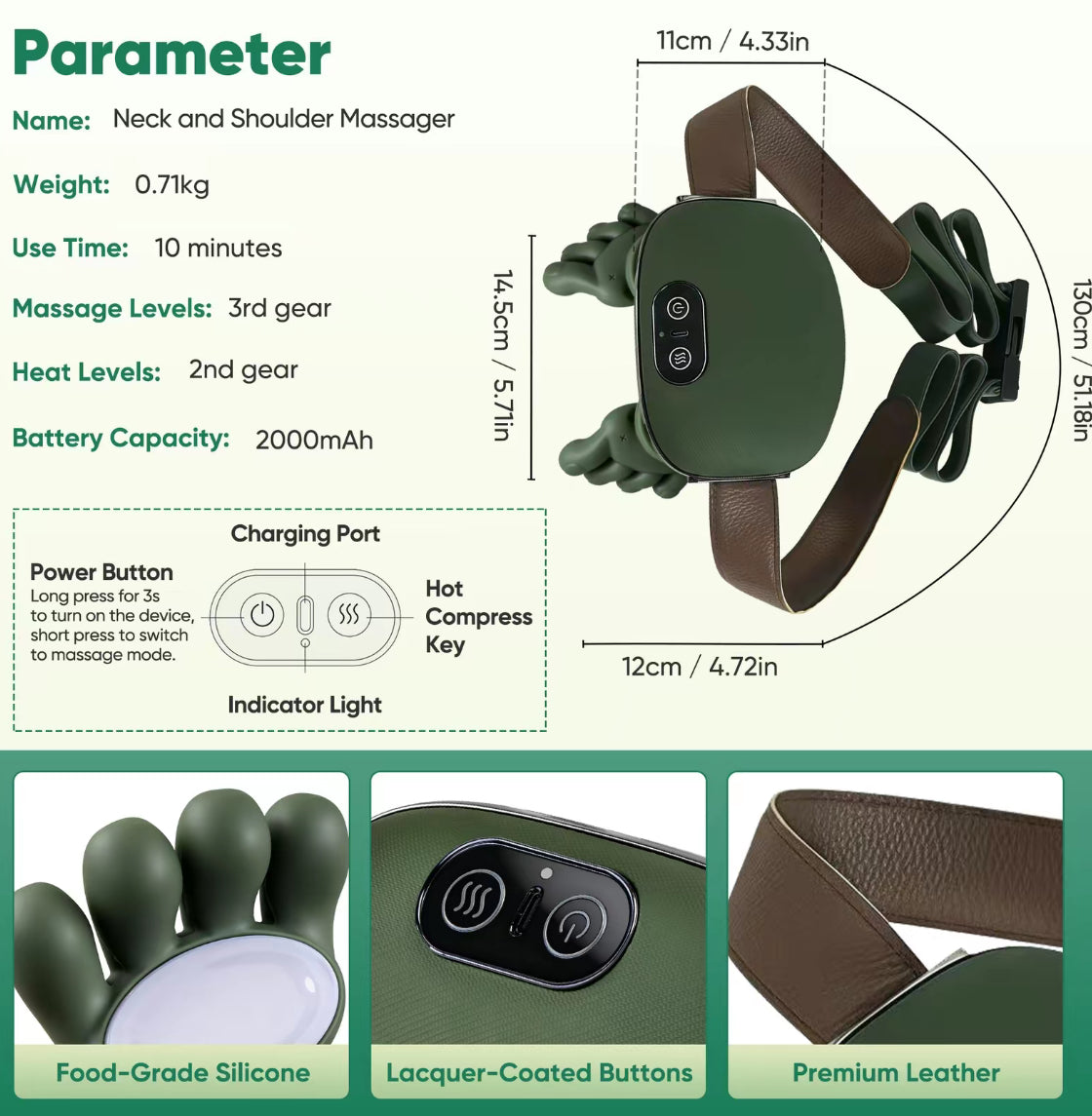 The Deep Tissue Shoulder Massager