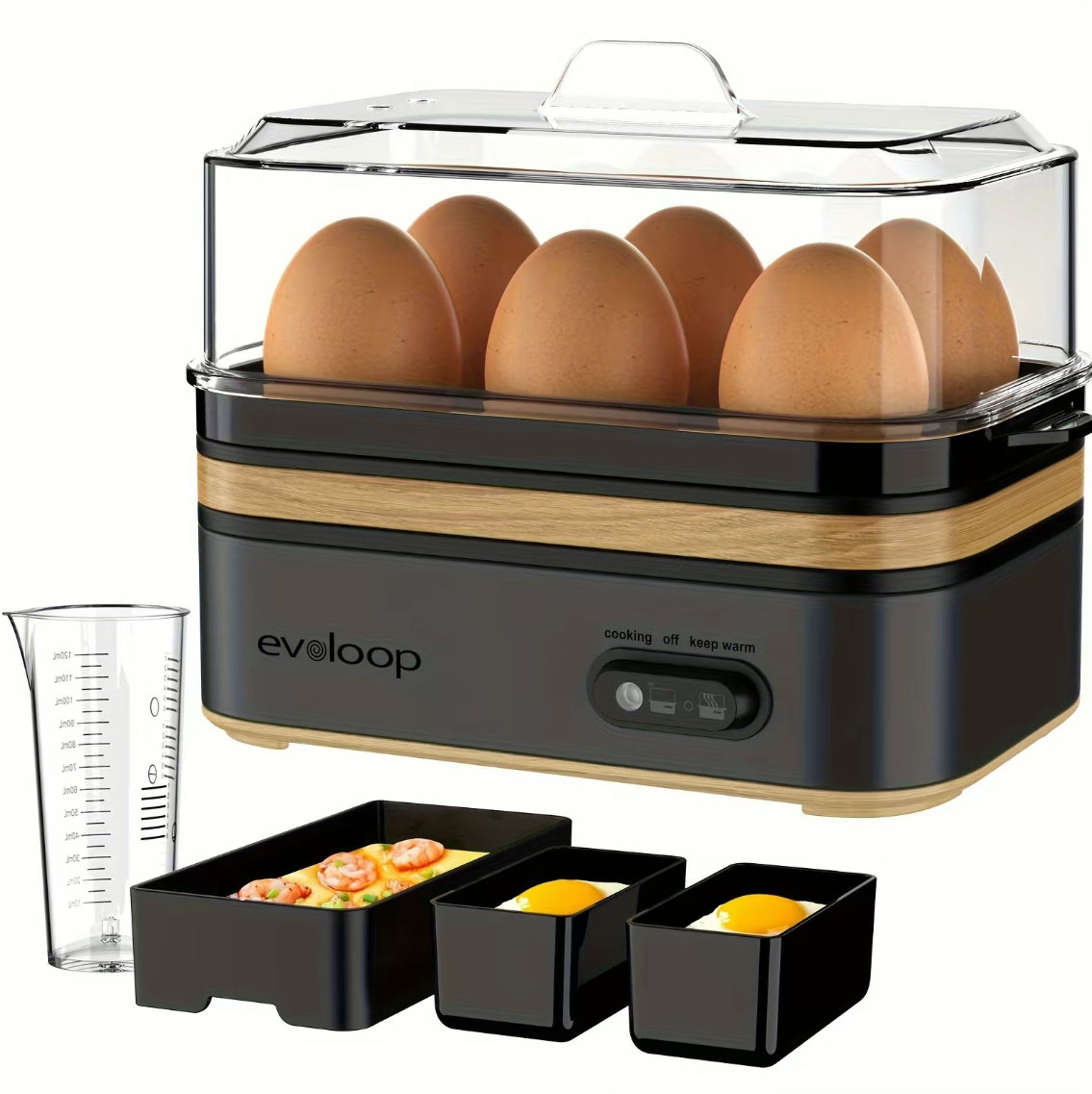 Rapid Breakfast Egg Cooker — Soft, Medium & Hard Boiled Perfection in Minutes