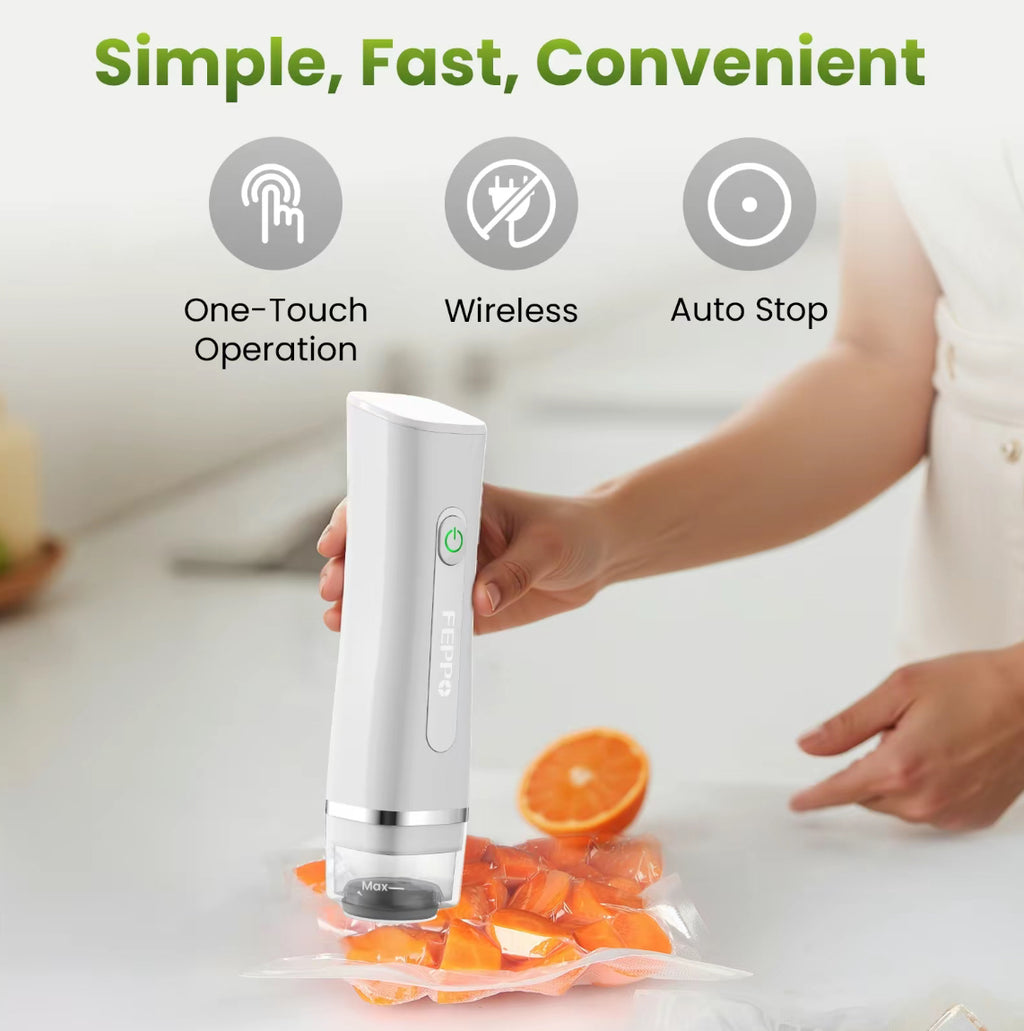 FreshLock Vacuum Sealer System — Food Storage Made Effortless