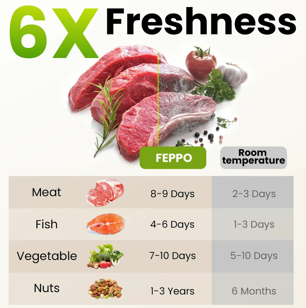 FreshLock Vacuum Sealer System — Food Storage Made Effortless