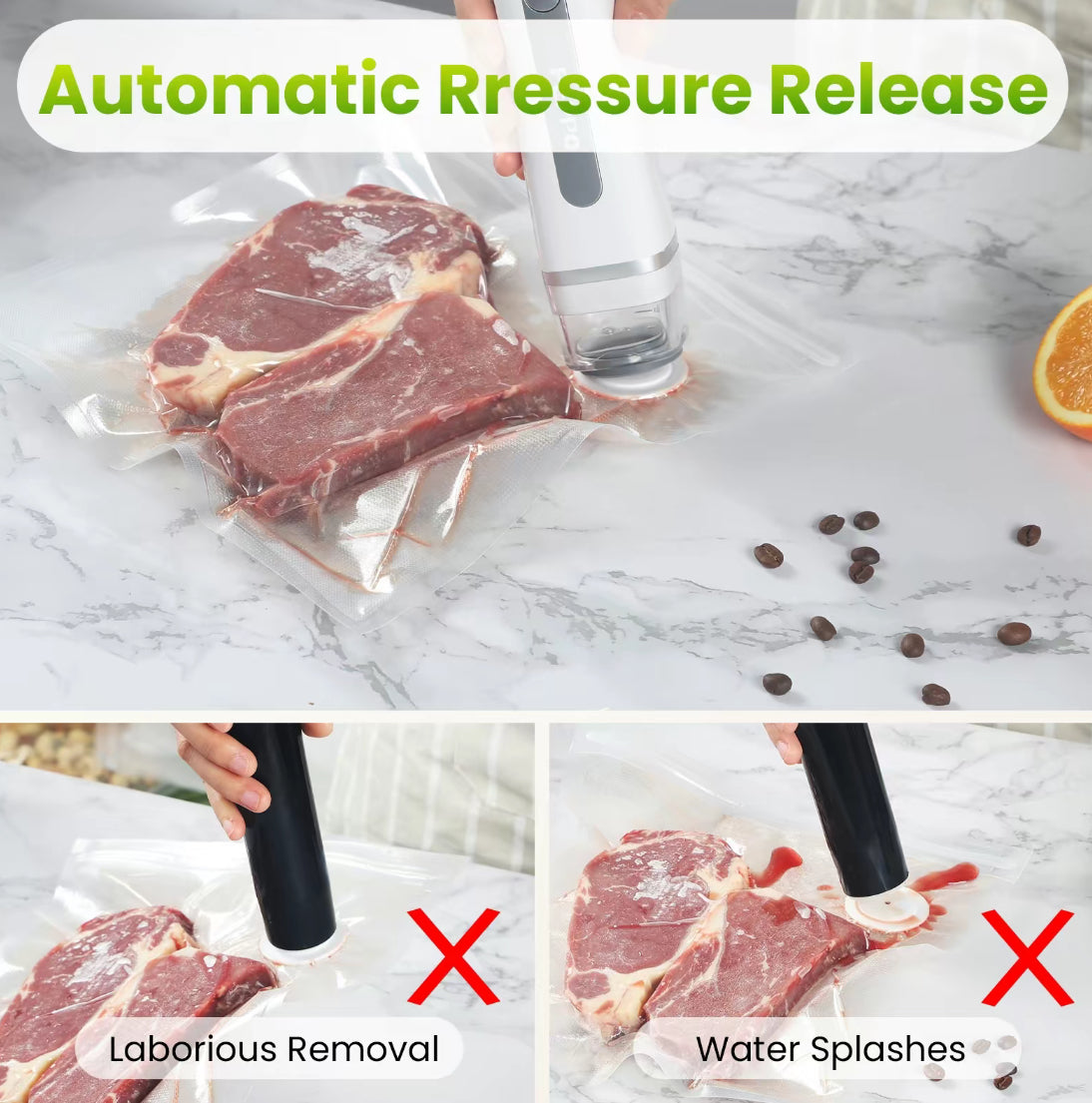 FreshLock Vacuum Sealer System — Food Storage Made Effortless