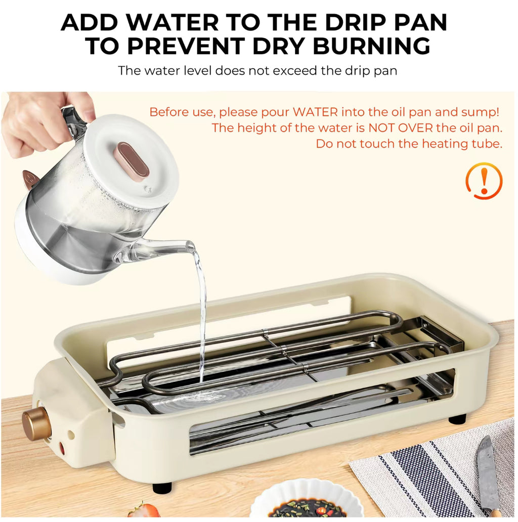 The Countertop Grillhouse 2-in-1 Indoor Electric Grill & Griddle System