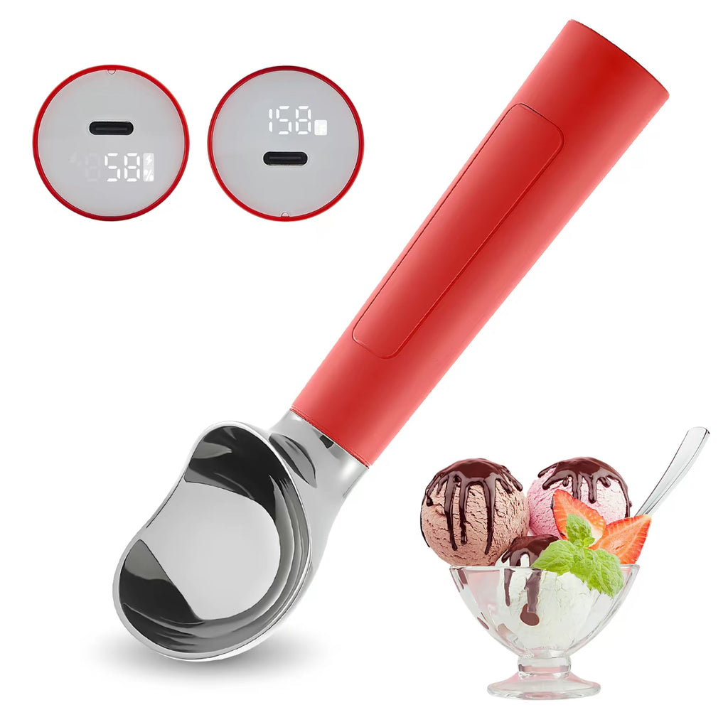 Heated Stainless Steel Ice Cream Scoop