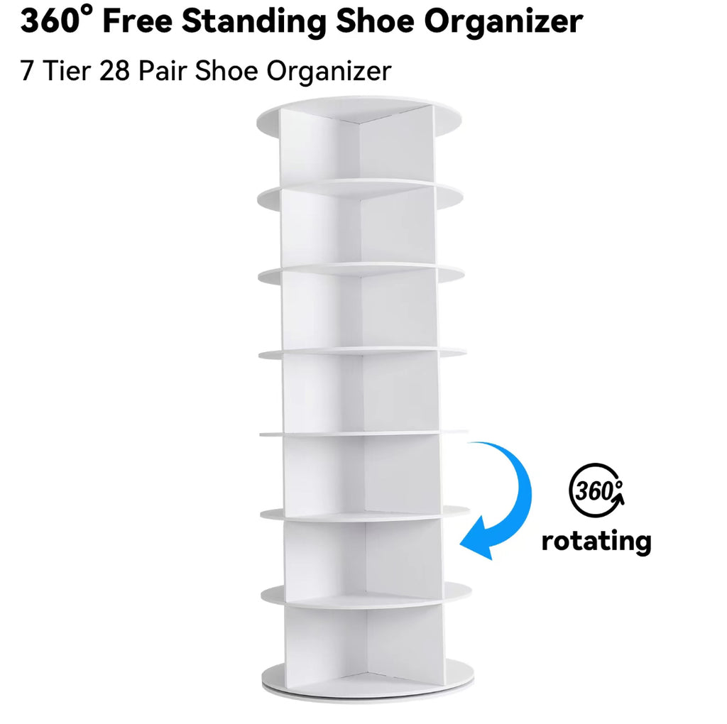 The Atelier Carousel 360° Rotating Shoe Display Tower