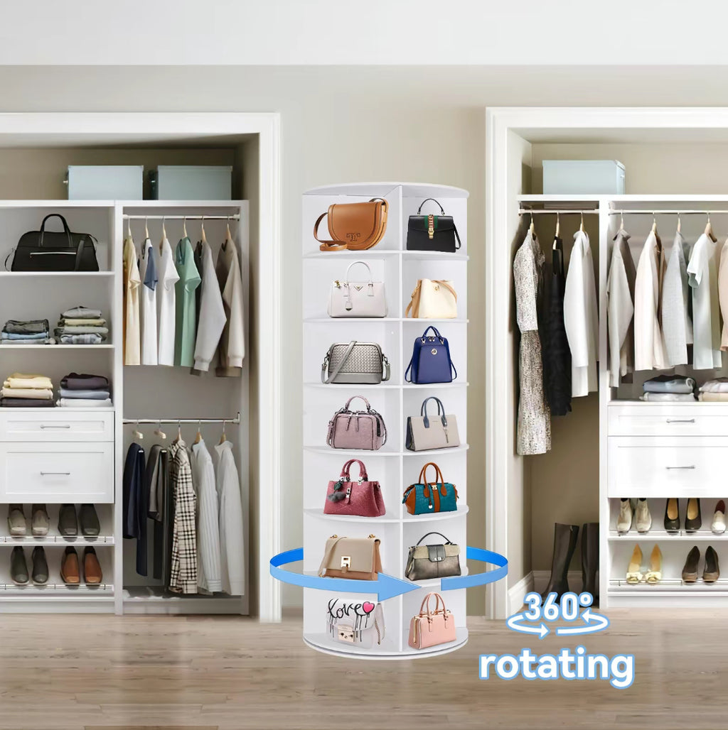 The Atelier Carousel 360° Rotating Shoe Display Tower