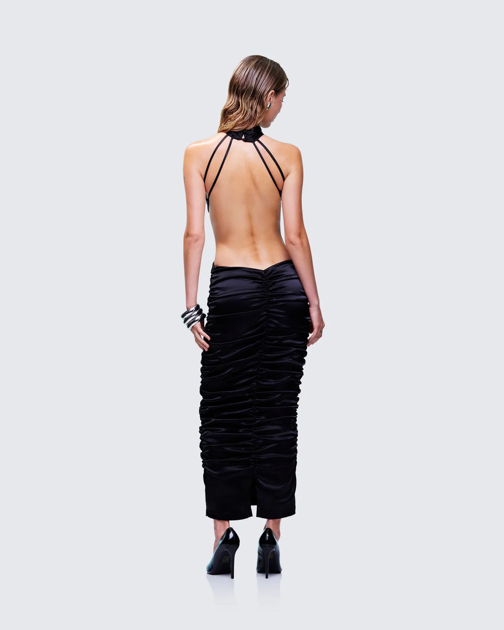 Ruched Midi Dress