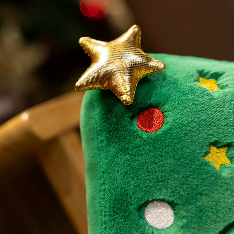 Festive Holiday Plush Pillow