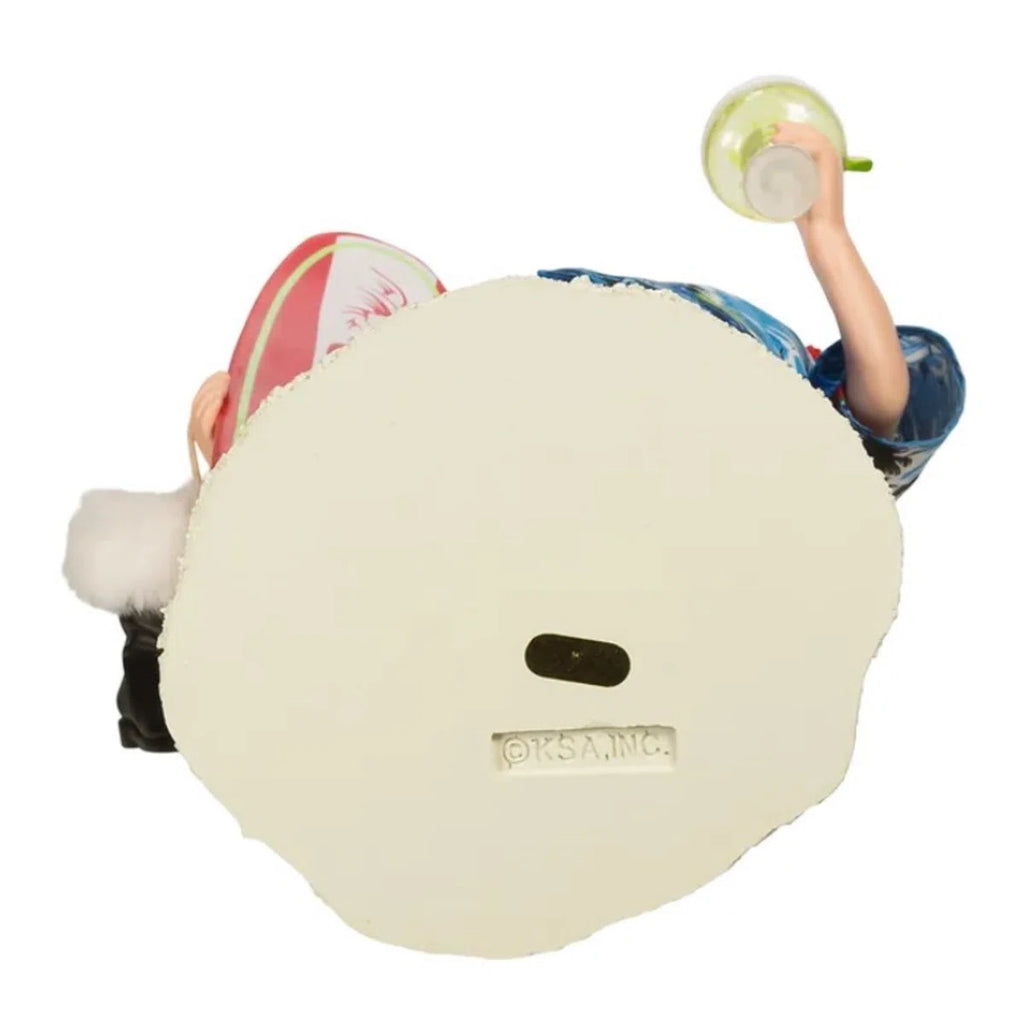 Surf’s Up Santa Figurine – 11” Coastal Christmas Decor