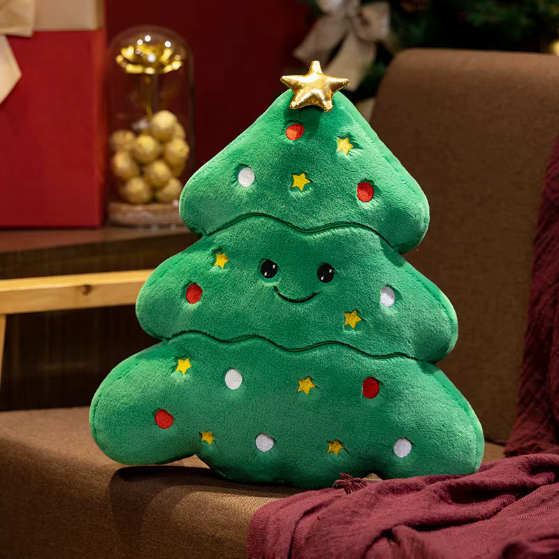 Festive Holiday Plush Pillow