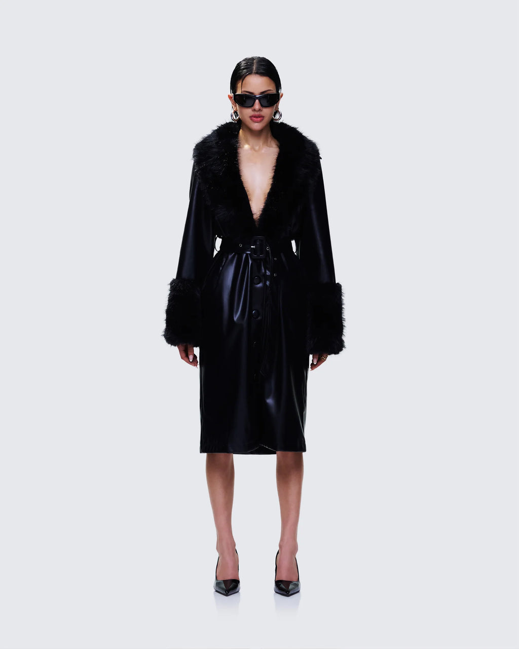 Walk Of Fame Leather Coat