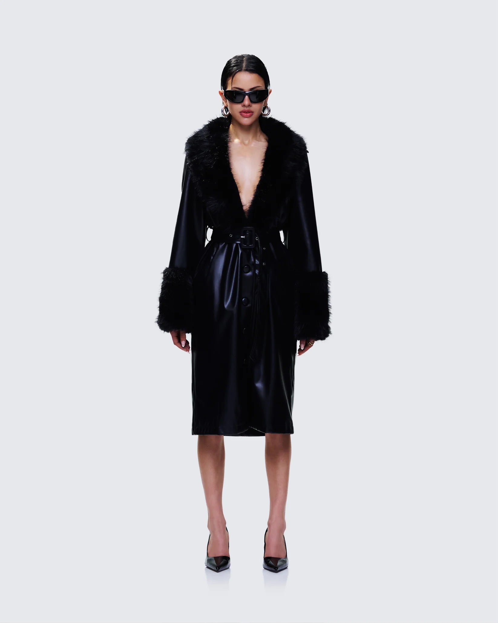 Walk Of Fame Leather Coat