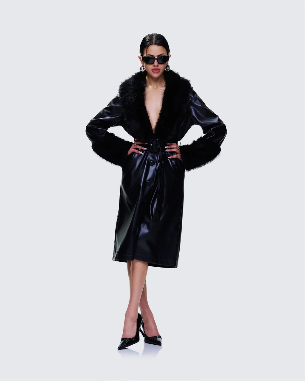 Walk Of Fame Leather Coat