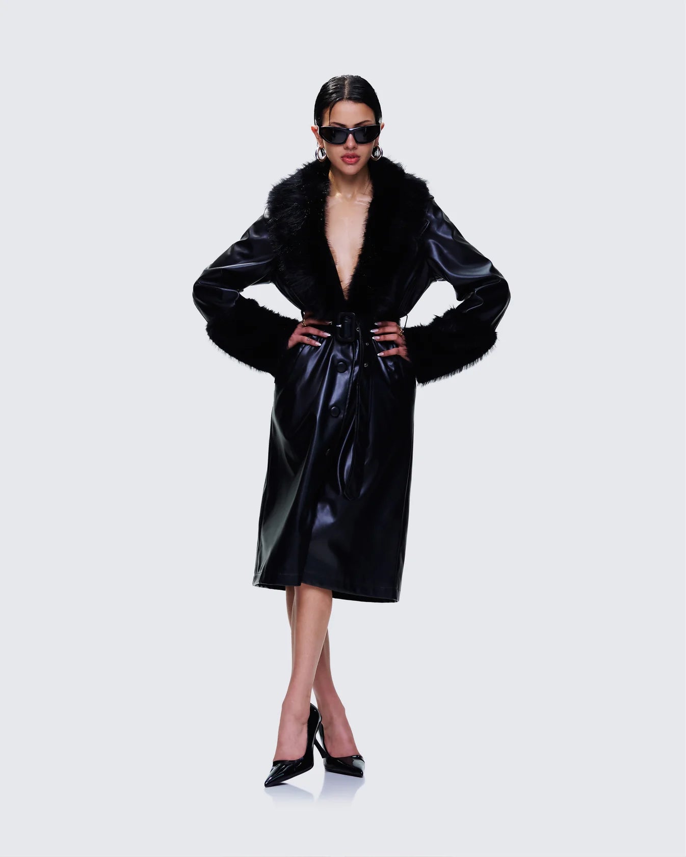 Walk Of Fame Leather Coat