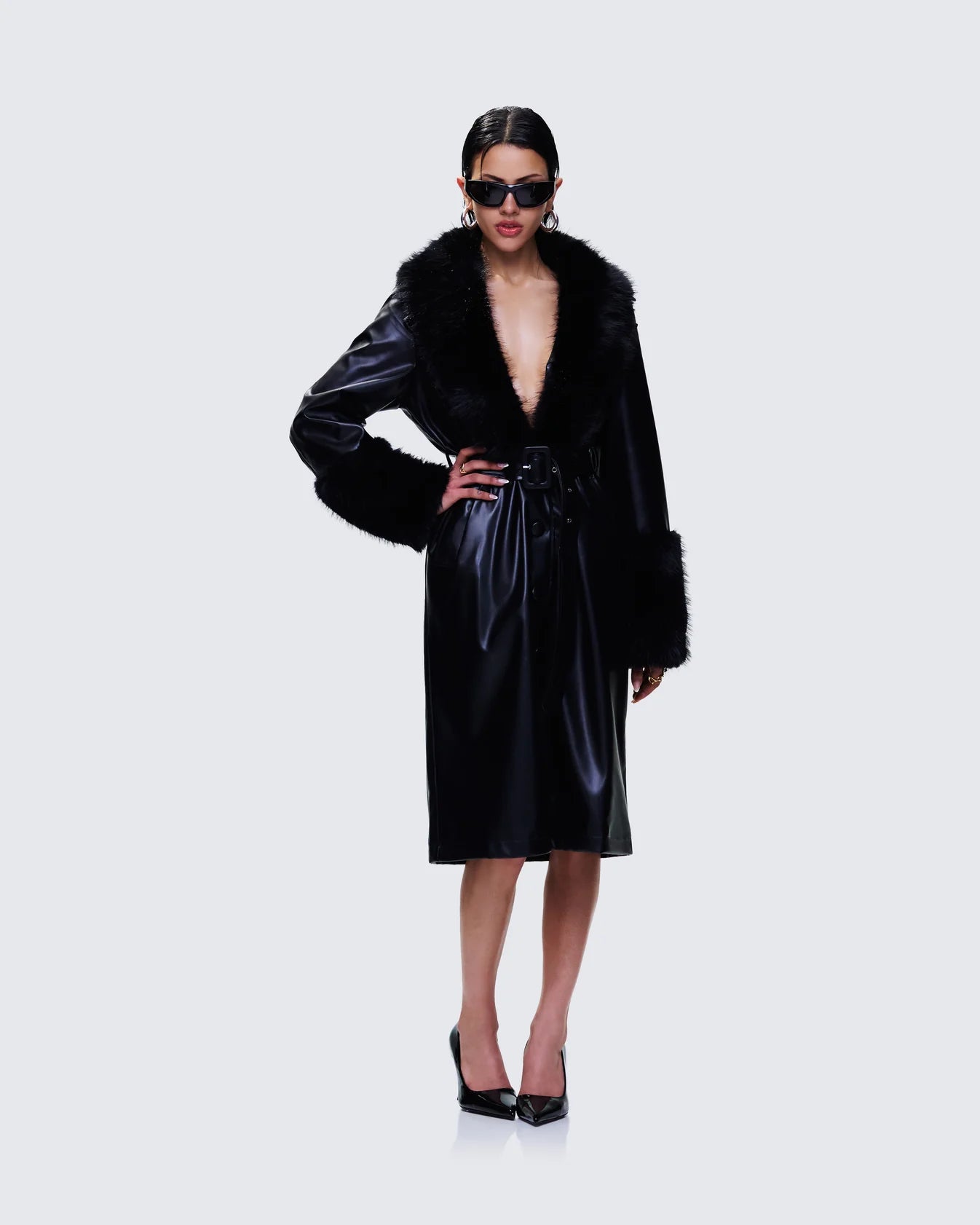 Walk Of Fame Leather Coat