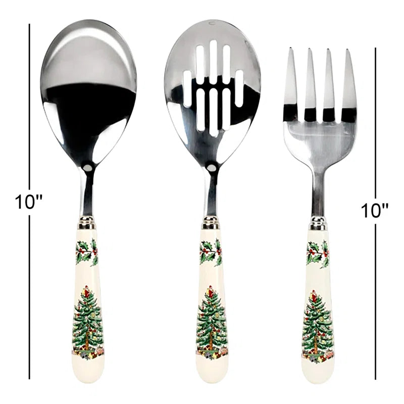Christmas Tree 3-Pc Cutlery St
