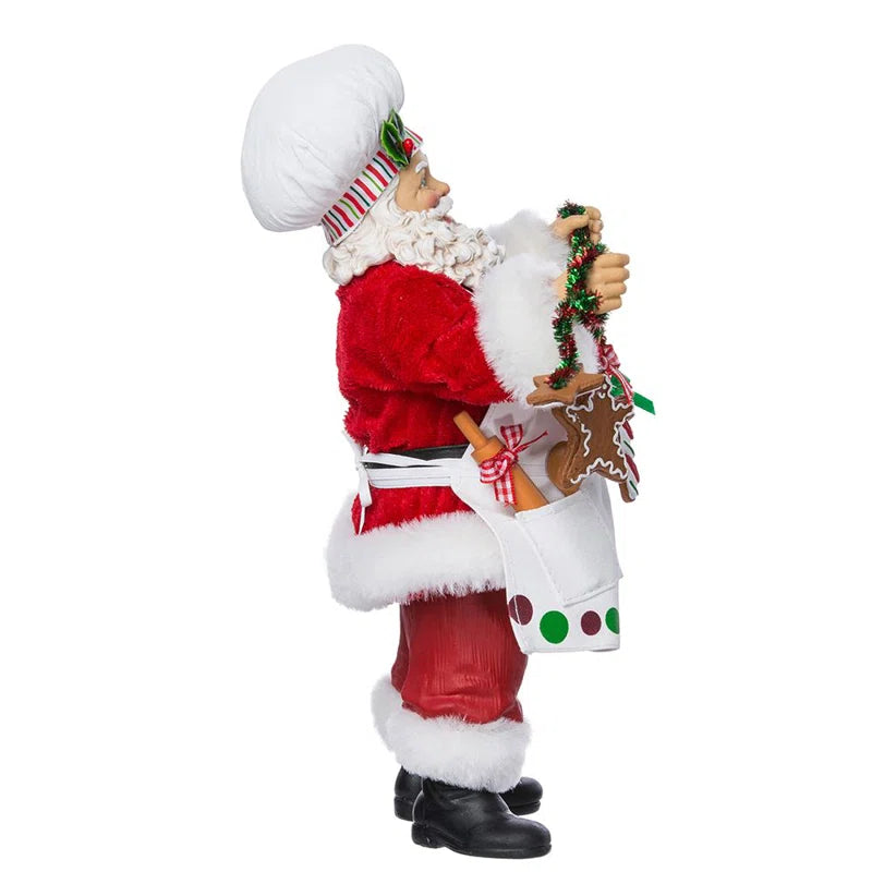 Fabriché Christmas Chef Santa Figurine