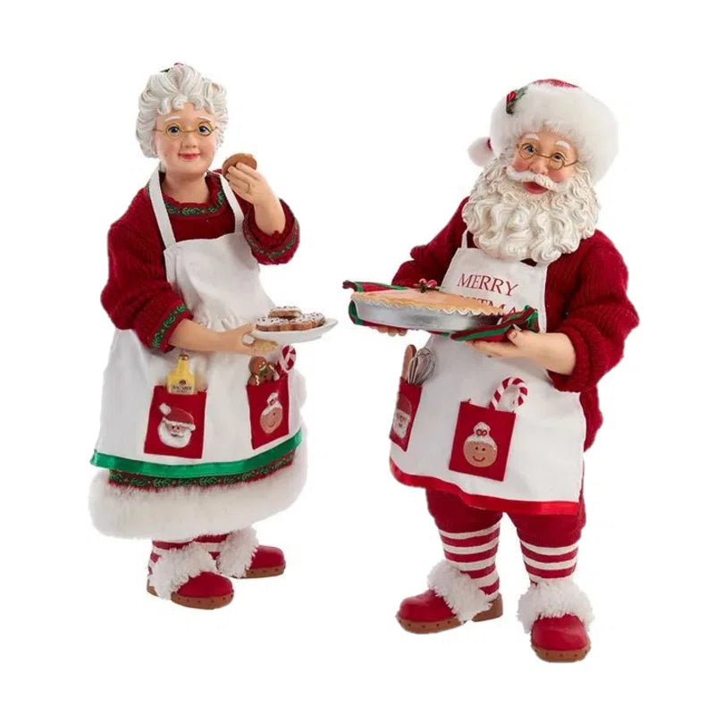 Fabriché Mr. and Mrs. Santa 2-Piece Set