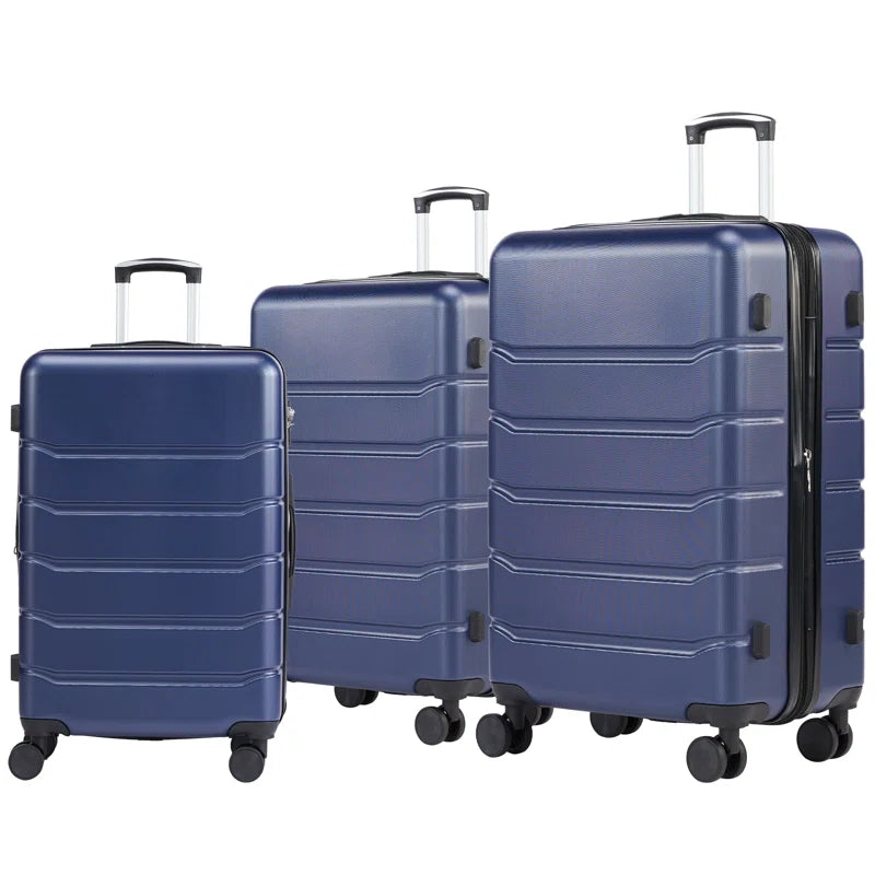 Luggage Sets 3Piece, Travel Suitcase Set ABS