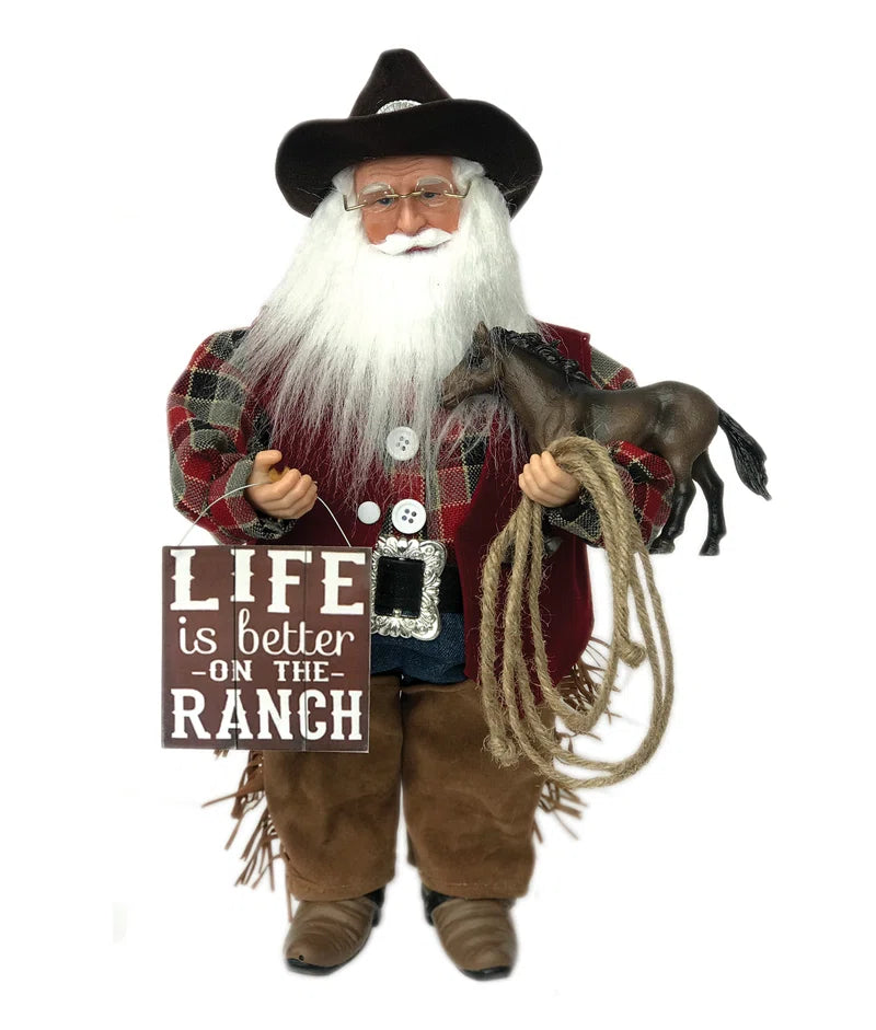 Life Is Better on the Ranch Claus