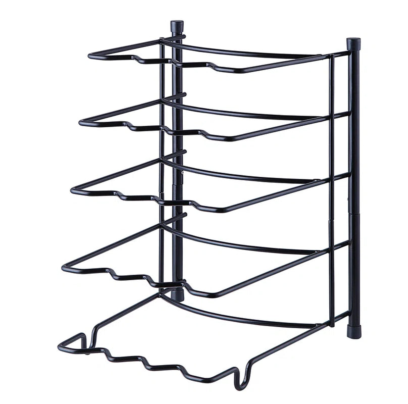 Heavy-Duty Kitchenware Pan Divider, Pot Lid, and Pot, Pan Organizer Rack Holder