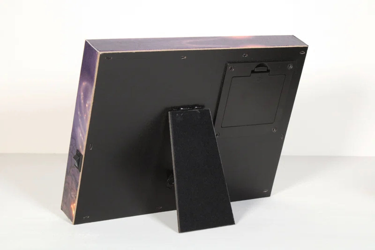 Fresh Snow on the Farm 8 X 6 Mini Lighted Easel Back Canvas