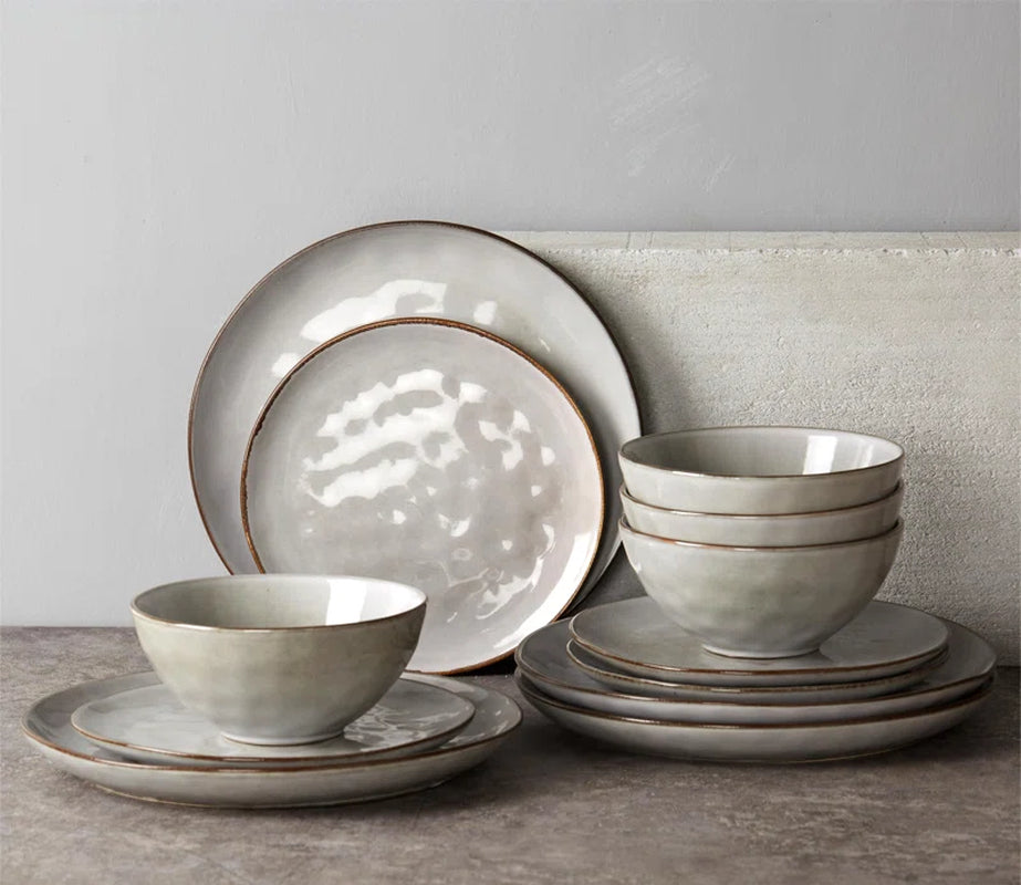 Leny 12-Piece Stoneware Dinnerware Set - Service for 4