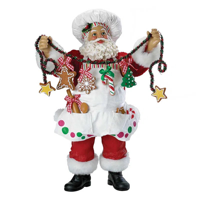 Fabriché Christmas Chef Santa Figurine