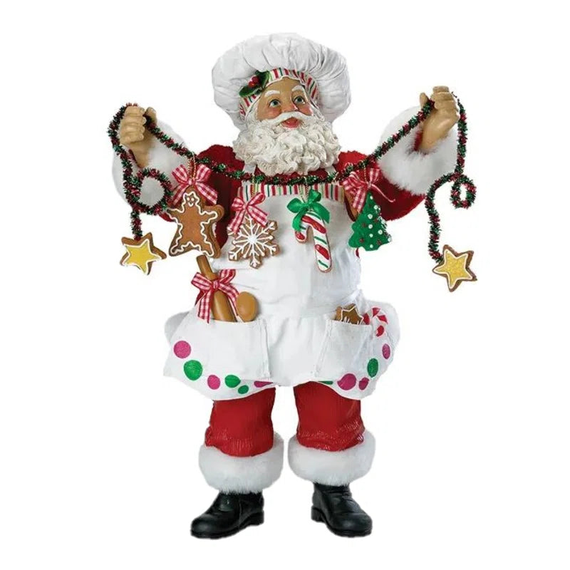 Fabriché Christmas Chef Santa Figurine
